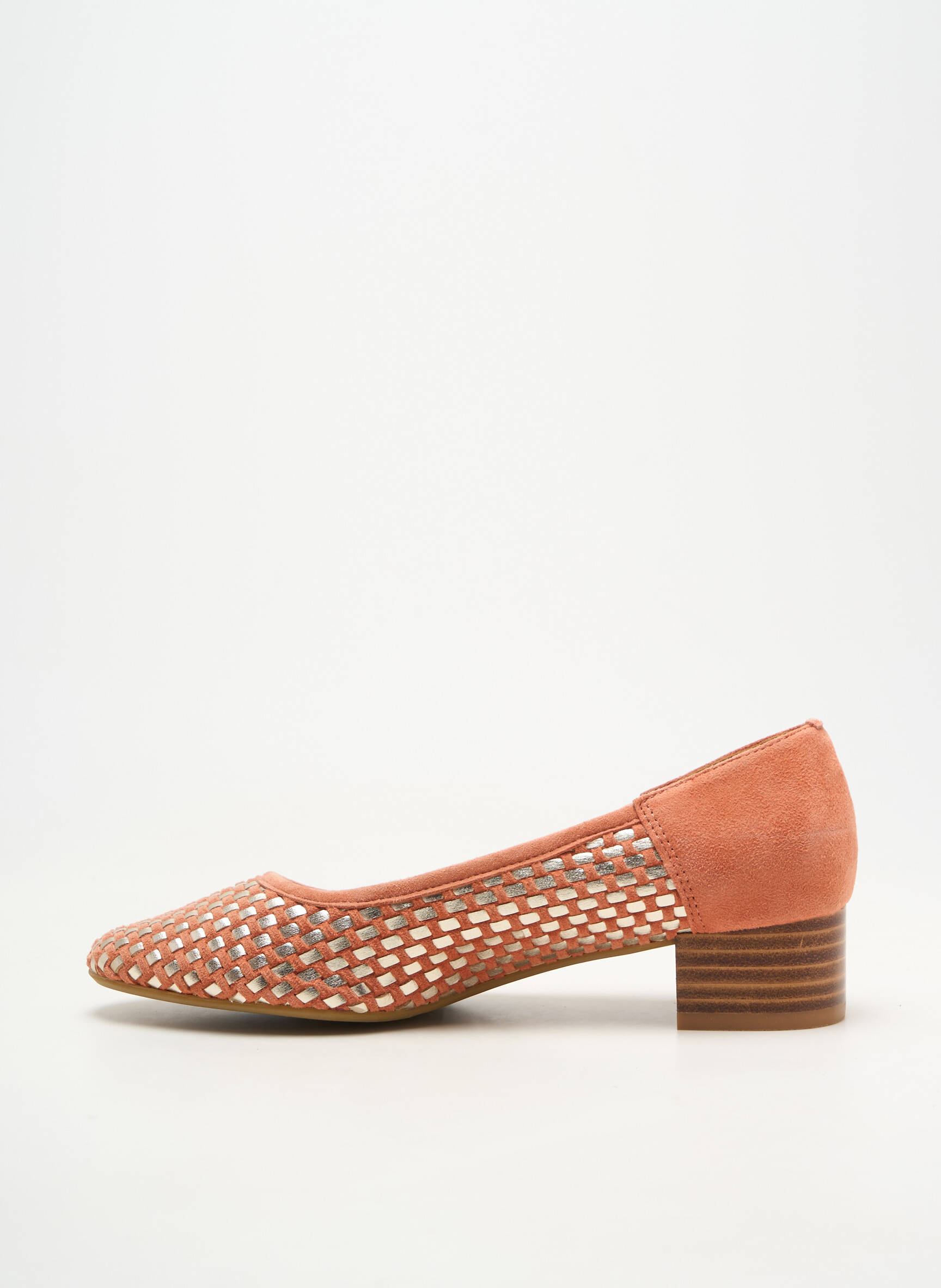 Balerinos kvadratinis kulnas nuo 4 iki 6 cm oranžinė EMILIE KARSTON moteris
