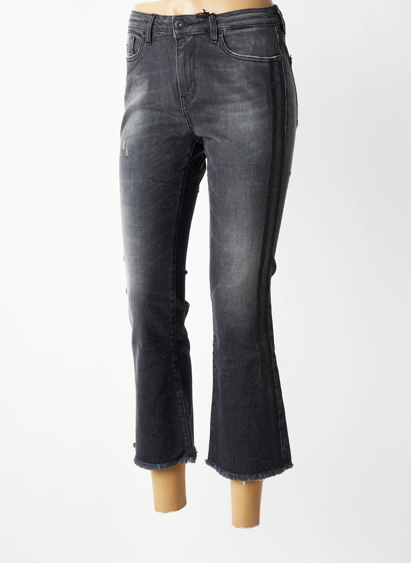 Bootcut džinsai normala dydis normala dydis pilka MARYLEY moteris