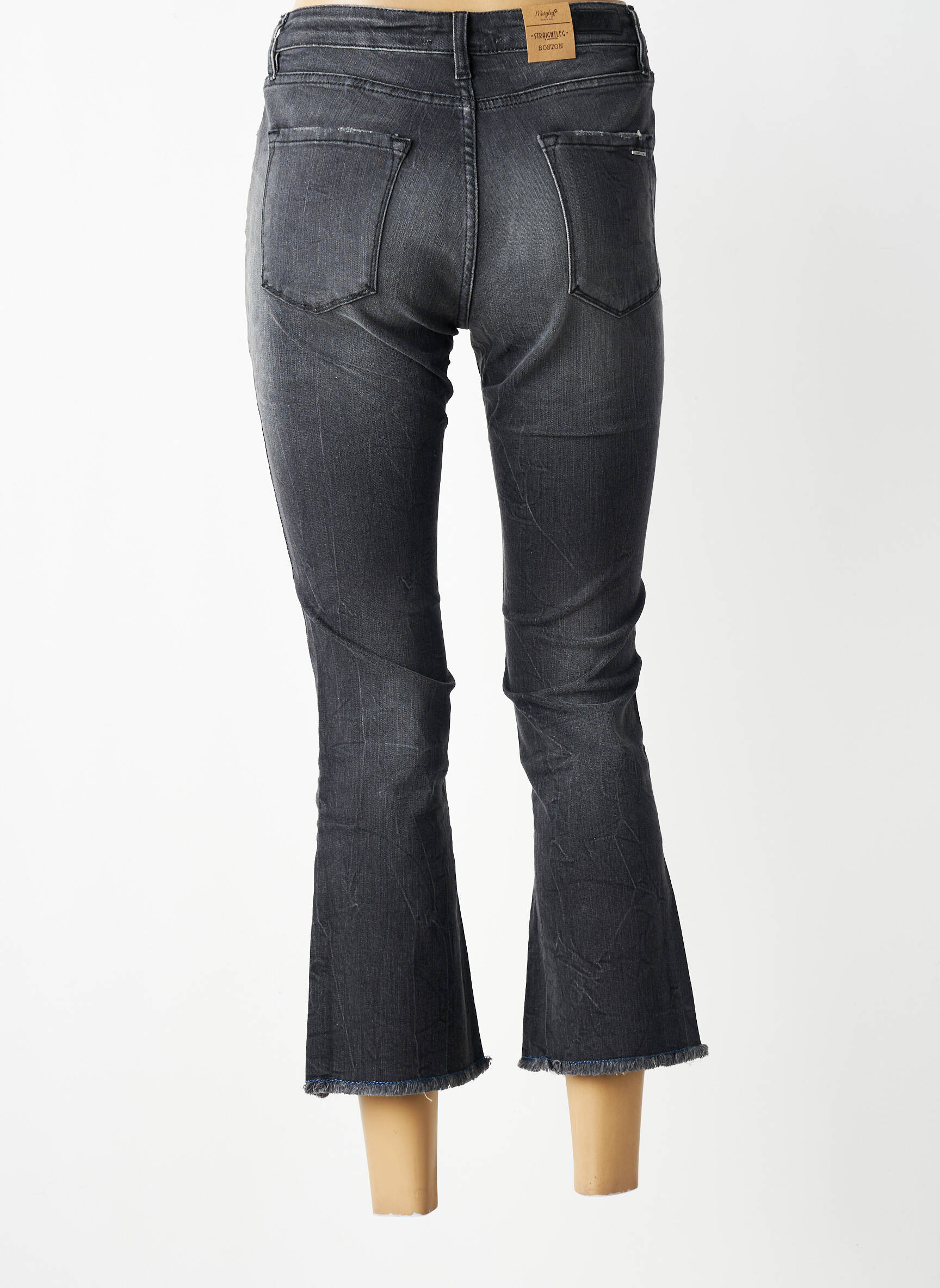 Bootcut džinsai normala dydis normala dydis pilka MARYLEY moteris