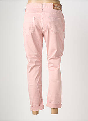 Lieknos kelnės popelinos audinys, kuris pasižymi lygiu ir tankiu paviršiumi. normala dydis rožinė ALMANEGRA moteris