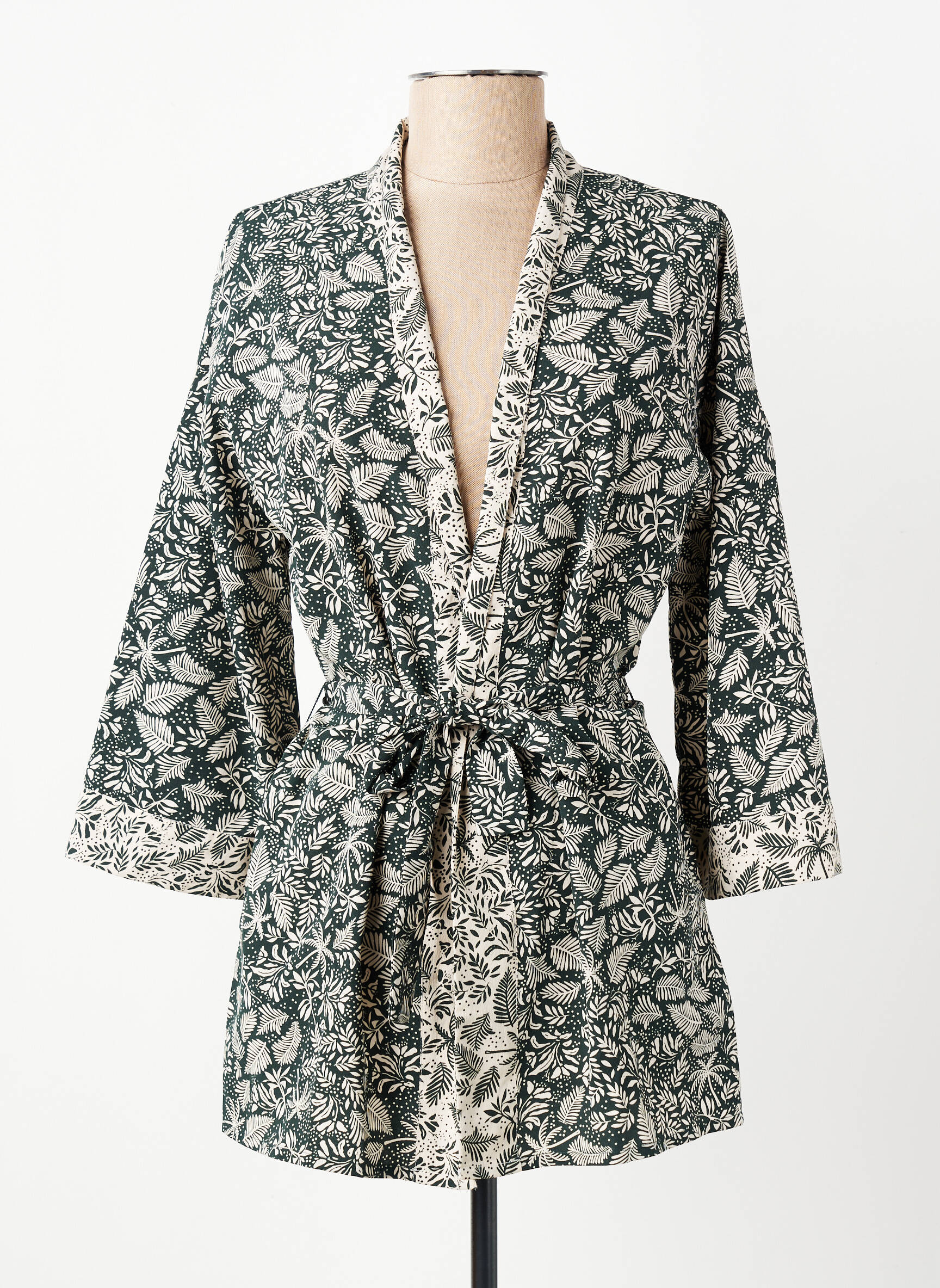 Kimono striukė col v žalias I.CODE (By IKKS) moteris
