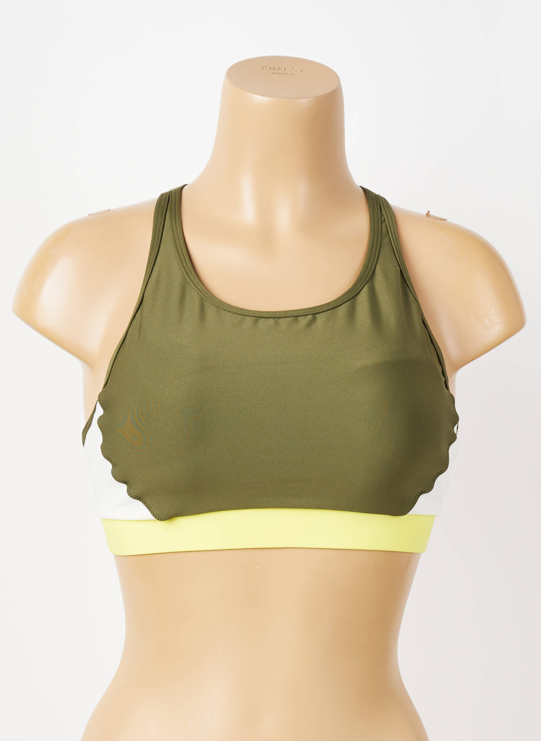 Liemenėlė satino efektas liemenėlės (moteriškos) žalias THE UPSIDE moteris