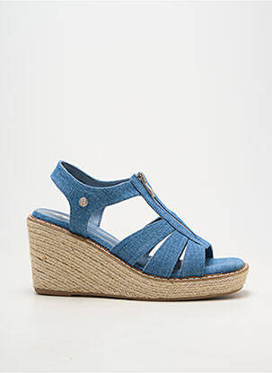 Espadrilės atvira pabaiga kulnas nuo 7 iki 9 cm mėlyna XTI moteris