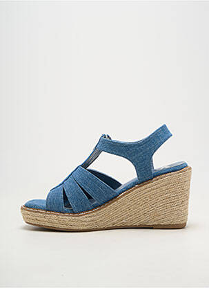 Espadrilės atvira pabaiga kulnas nuo 7 iki 9 cm mėlyna XTI moteris
