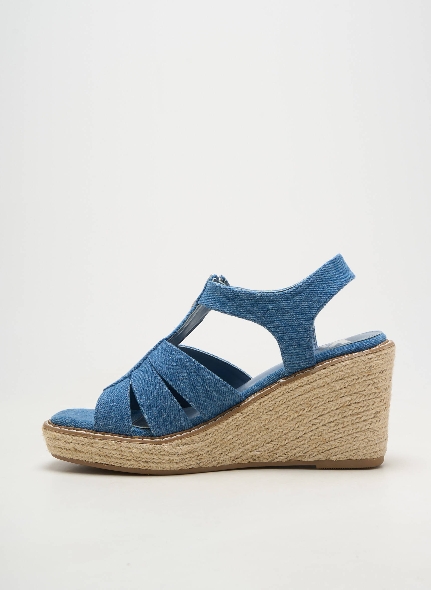 Espadrilės atvira pabaiga kulnas nuo 7 iki 9 cm mėlyna XTI moteris