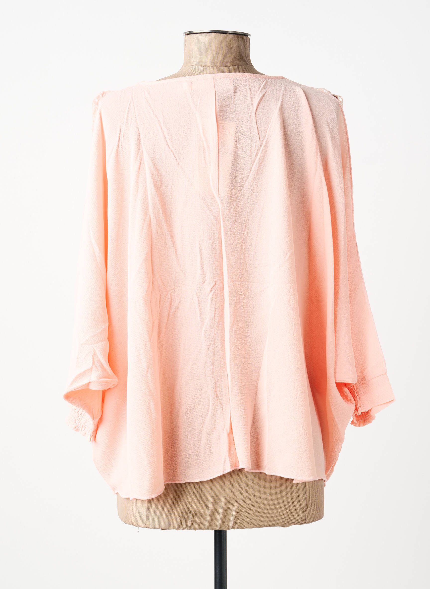 Bluzonai 3/4 rankovės 3/4 rankovės rožinė J&H FASHION moteris