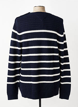 Megztinis apvalus kaklas ilgos rankovės mėlyna TOMMY HILFIGER vyras