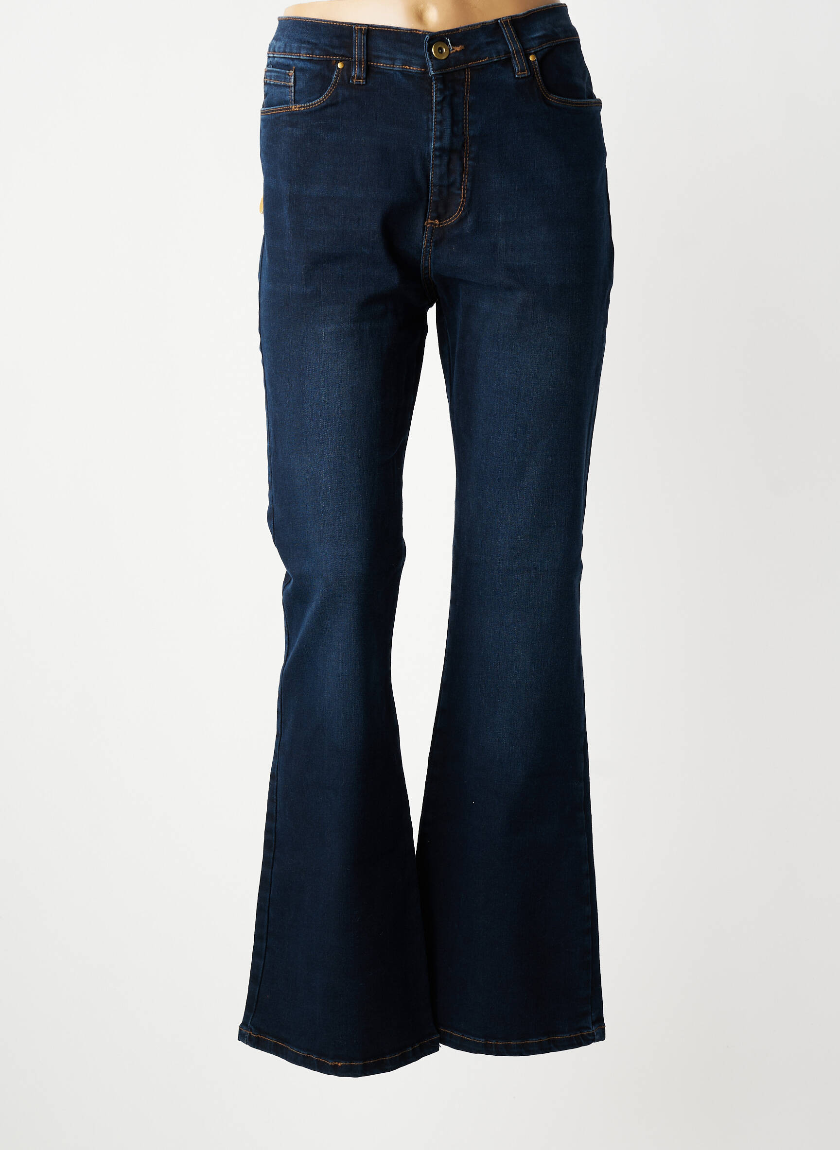 Bootcut džinsai aukšta talija aukšta talija mėlyna LCDN moteris