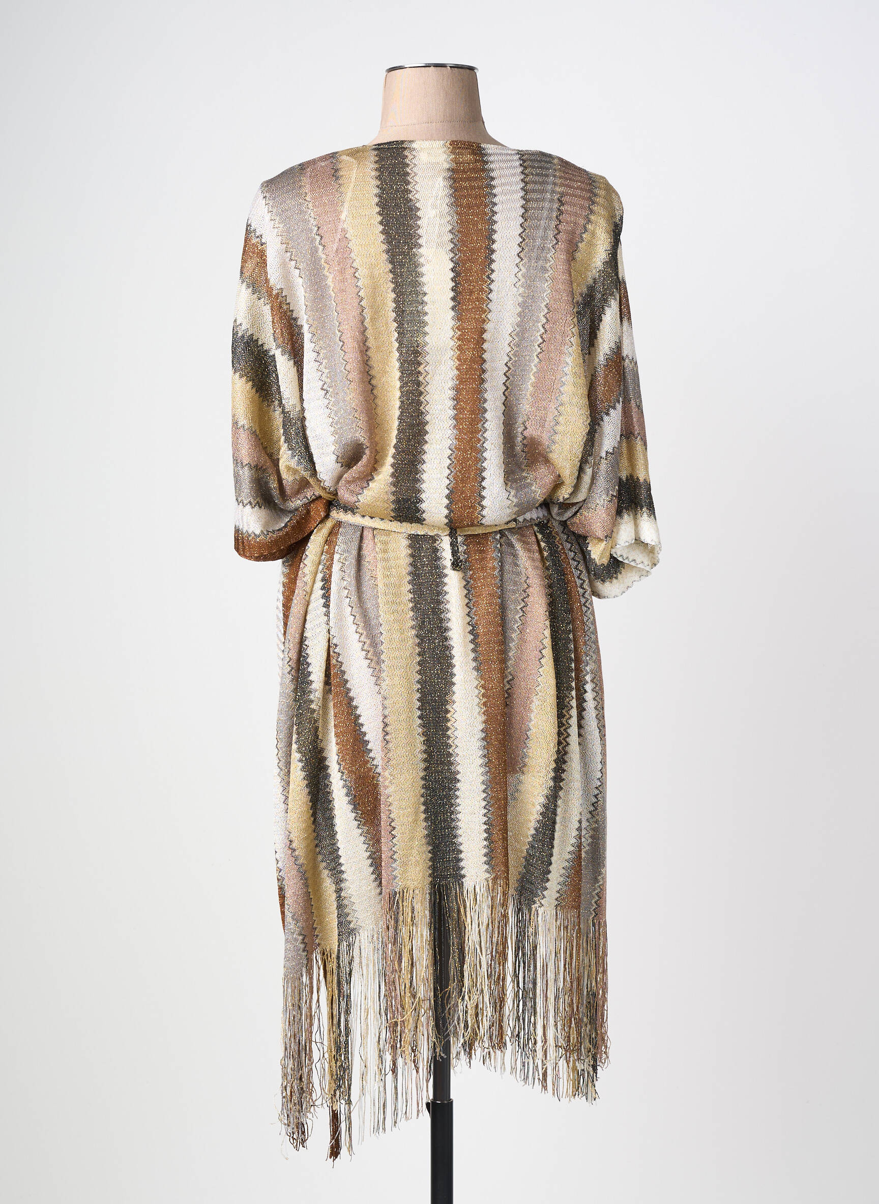 Kimono striukė col v rudas LARAETHNICS moteris