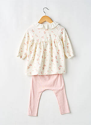 Kelnaičių rinkinys elastinė dydžio sistema rožinė PETIT BATEAU mergina