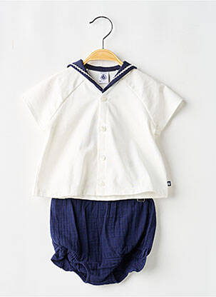 Šortų rinkinys tiesi iškirptė mėlyna PETIT BATEAU mergina