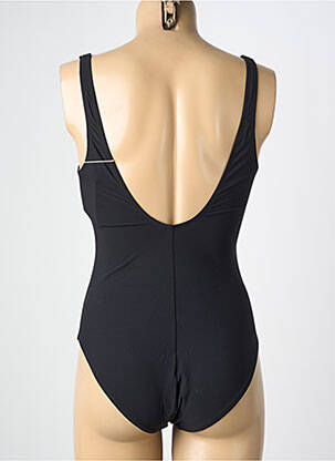 Vienos dalies maudymosi kostiumas satino efektas pilnas palaikantis liemenėlės viršus juodas MARYAN MEHLHORN moteris