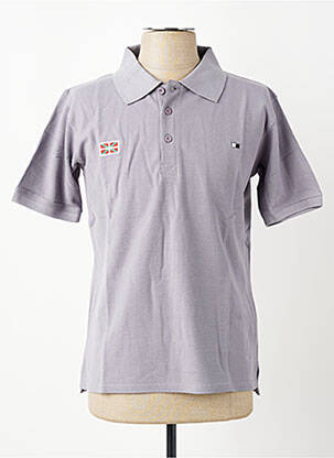Polo tiesi kirpimas trumpas rankovės pilka GWEN & BLACK vyras