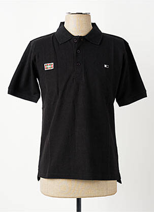 Polo tiesi kirpimas trumpas rankovės juodas GWEN & BLACK vyras