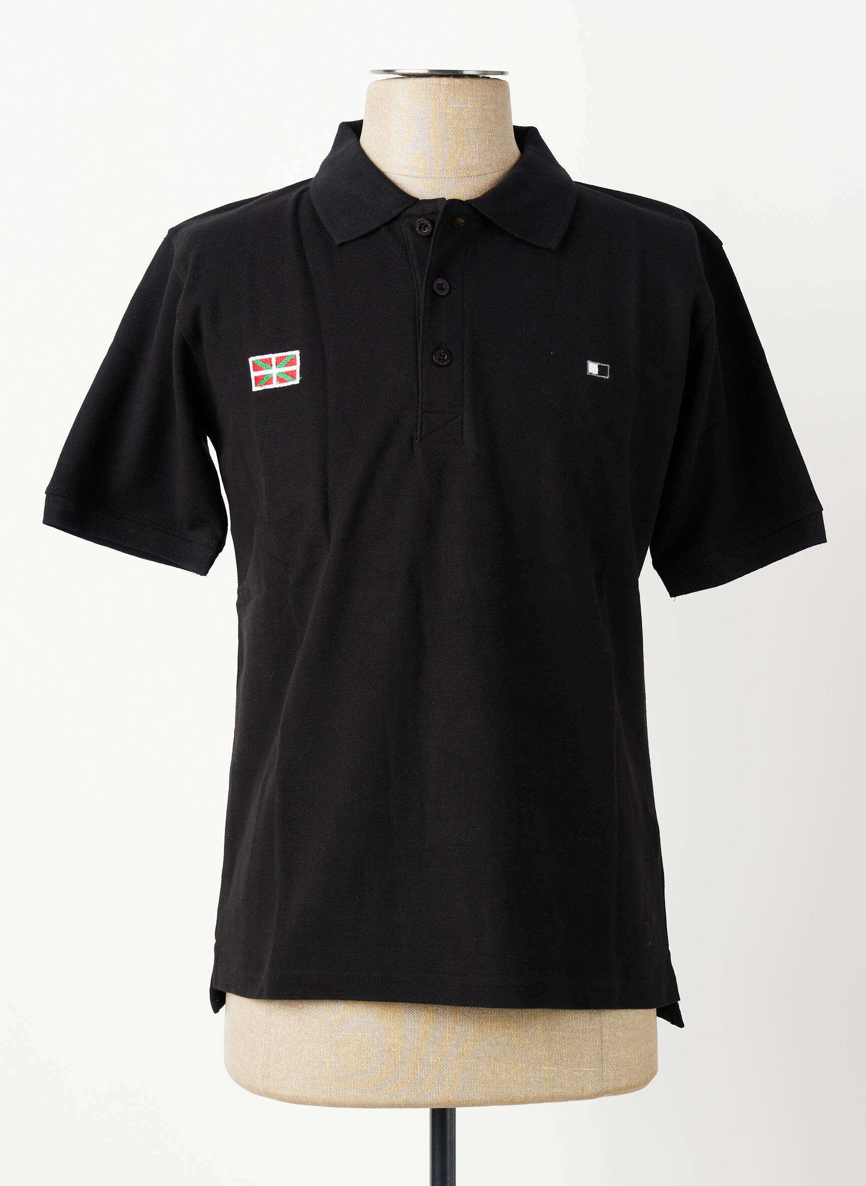 Polo tiesi kirpimas trumpas rankovės juodas GWEN & BLACK vyras