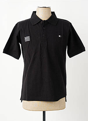 Polo tiesi kirpimas trumpas rankovės juodas GWEN & BLACK vyras