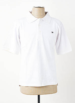 Polo tiesi kirpimas trumpas rankovės baltas GWEN & BLACK vyras