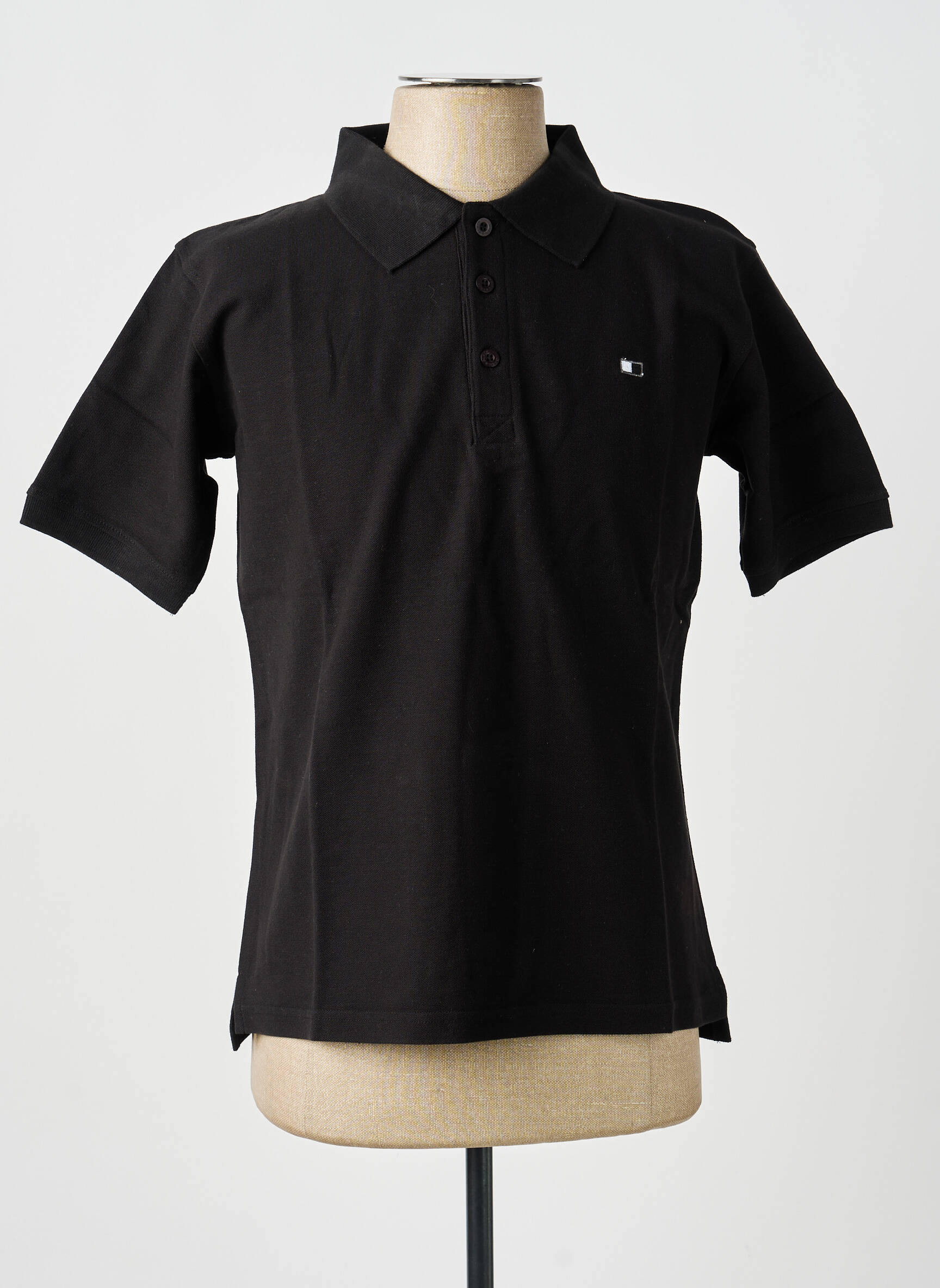 Polo tiesi kirpimas trumpas rankovės juodas GWEN & BLACK vyras
