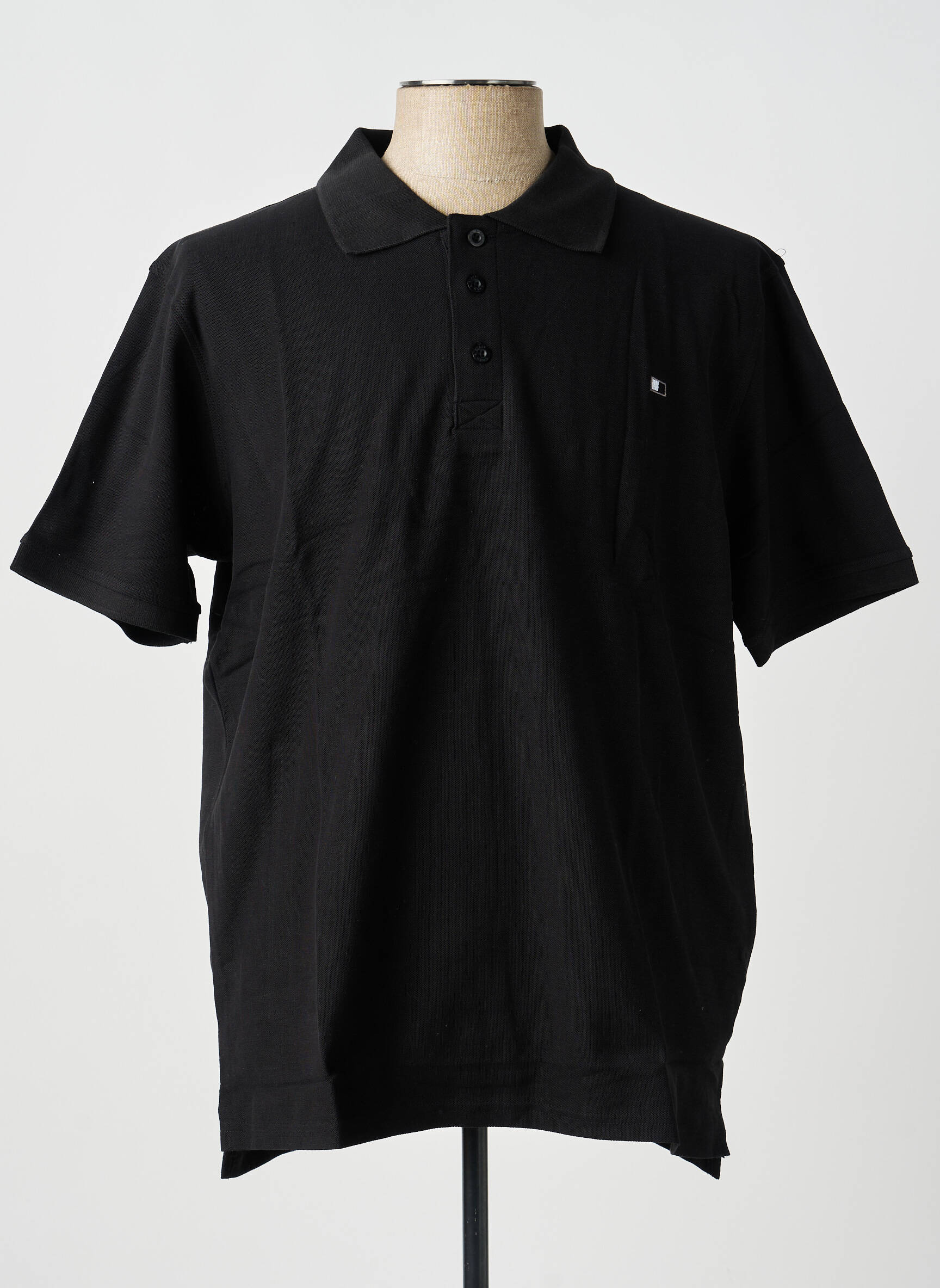Polo tiesi kirpimas trumpas rankovės juodas GWEN & BLACK vyras