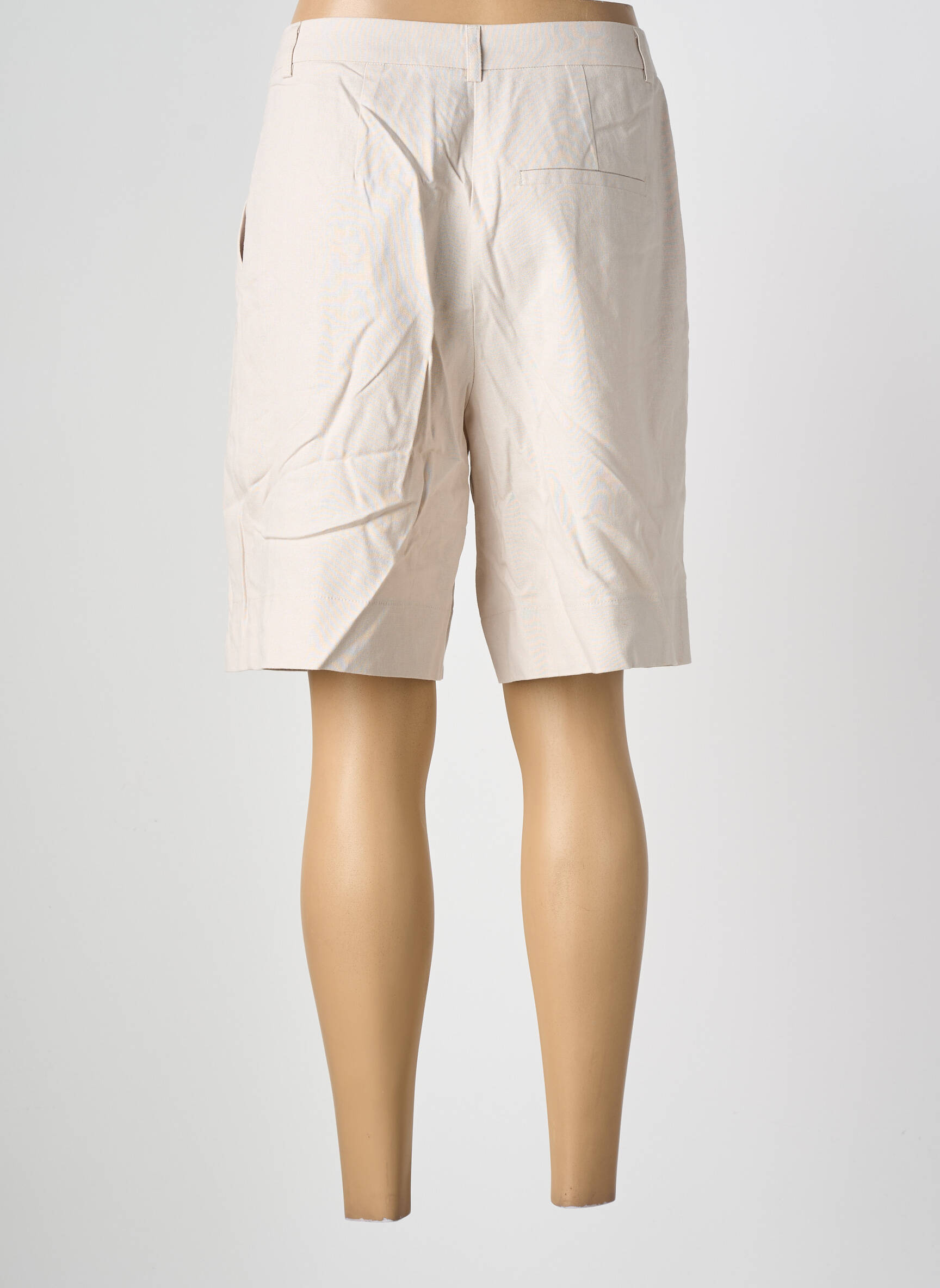 Bermudas aukšta talija aukšta talija bežinis PIECES moteris