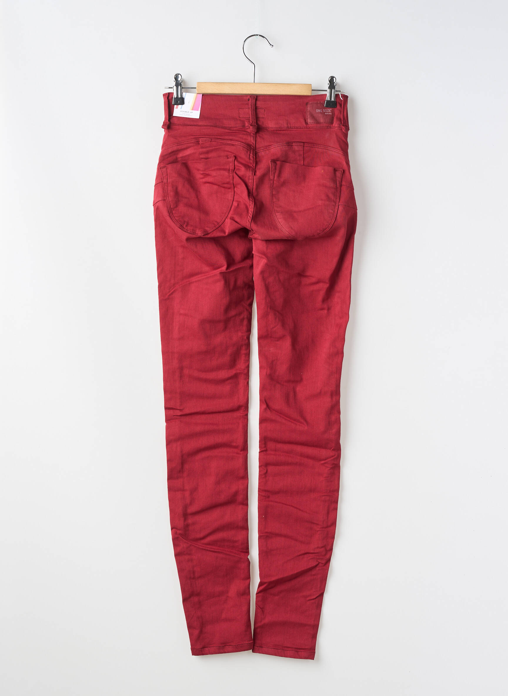 Lieknos kelnės lieknas normala dydis raudona ONE SIZE FILTS ALL moteris