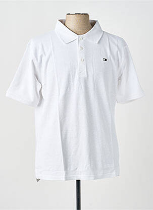 Polo tiesi kirpimas trumpas rankovės baltas GWEN & BLACK vyras