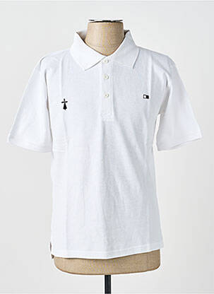 Polo tiesi kirpimas trumpas rankovės baltas GWEN & BLACK vyras