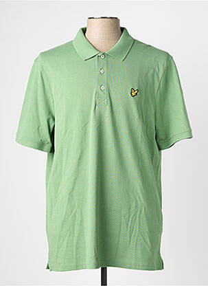 Polo tamprumas trumpas rankovės žalias LYLE & SCOTT vyras