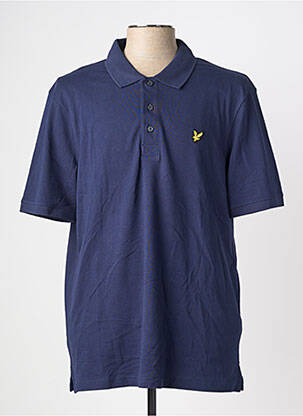 Polo tamprumas trumpas rankovės mėlyna LYLE & SCOTT vyras