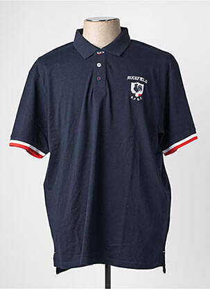 Polo jersey audinys trumpas rankovės mėlyna RUCKFIELD vyras
