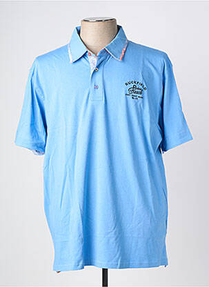 Polo jersey audinys trumpas rankovės mėlyna RUCKFIELD vyras