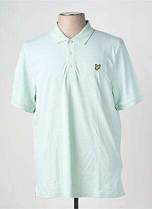 Polo tamprumas trumpas rankovės žalias LYLE & SCOTT vyras