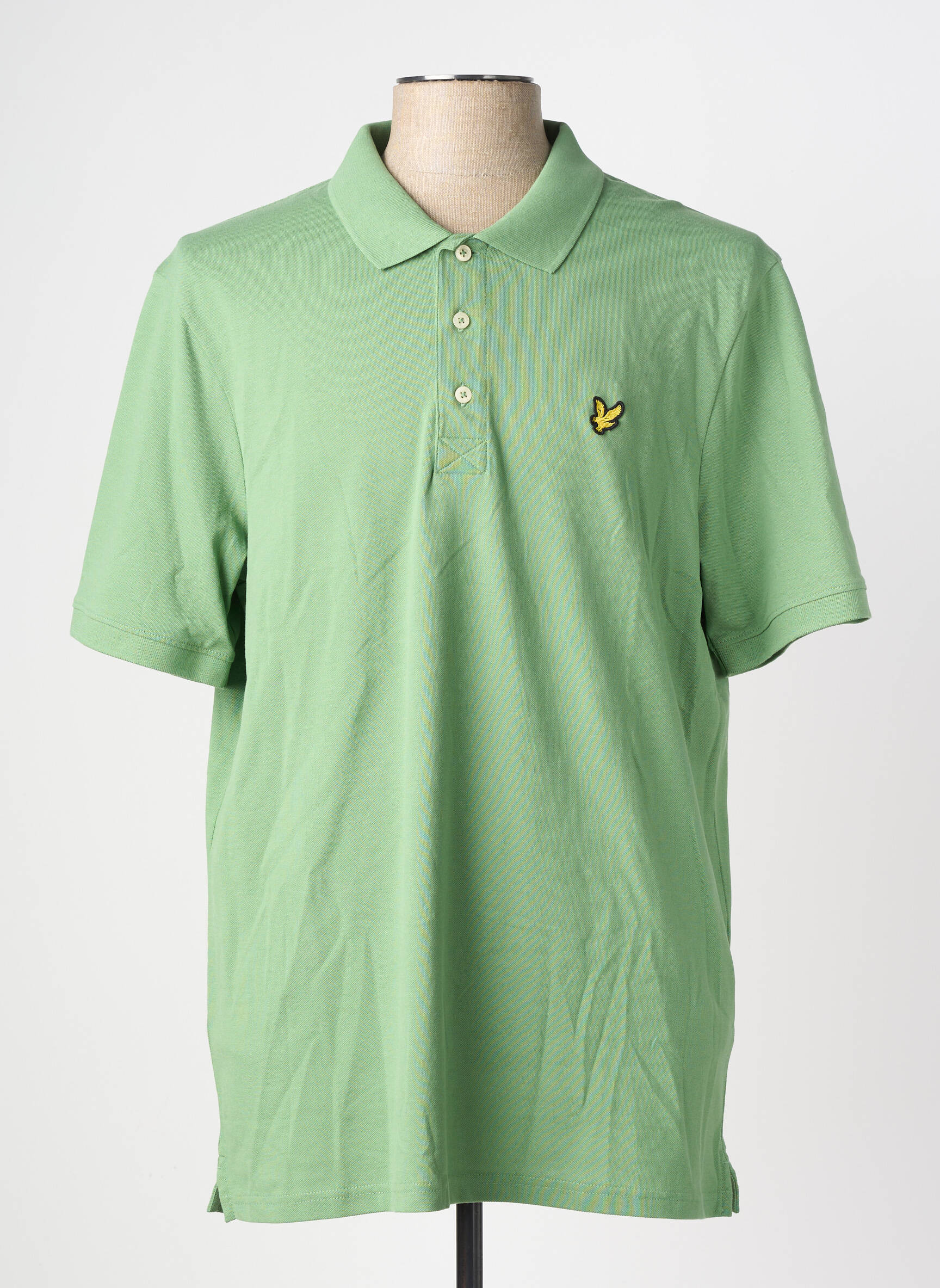Polo tamprumas trumpas rankovės žalias LYLE & SCOTT vyras