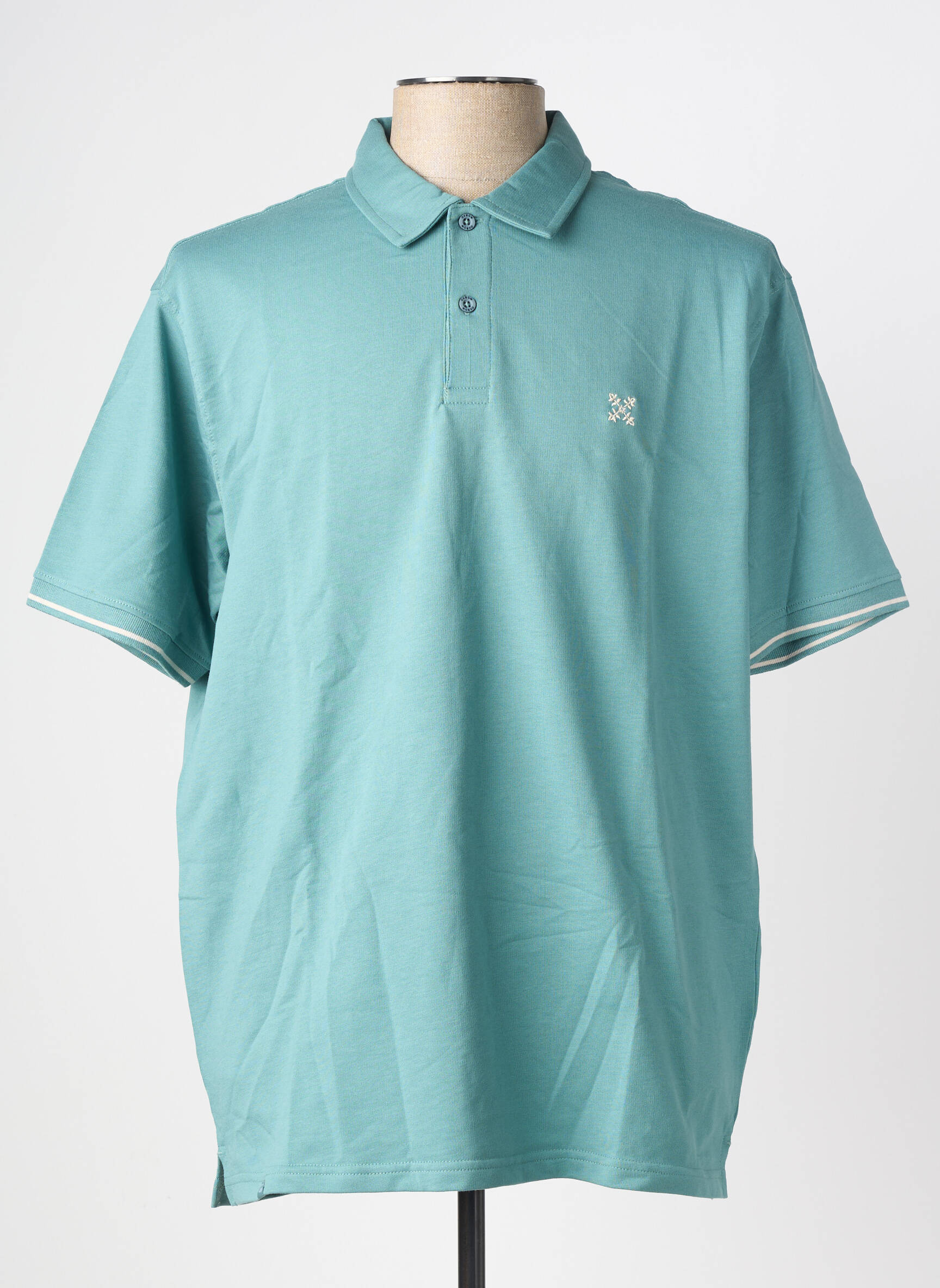 Polo jersey audinys trumpas rankovės žalias OXBOW vyras