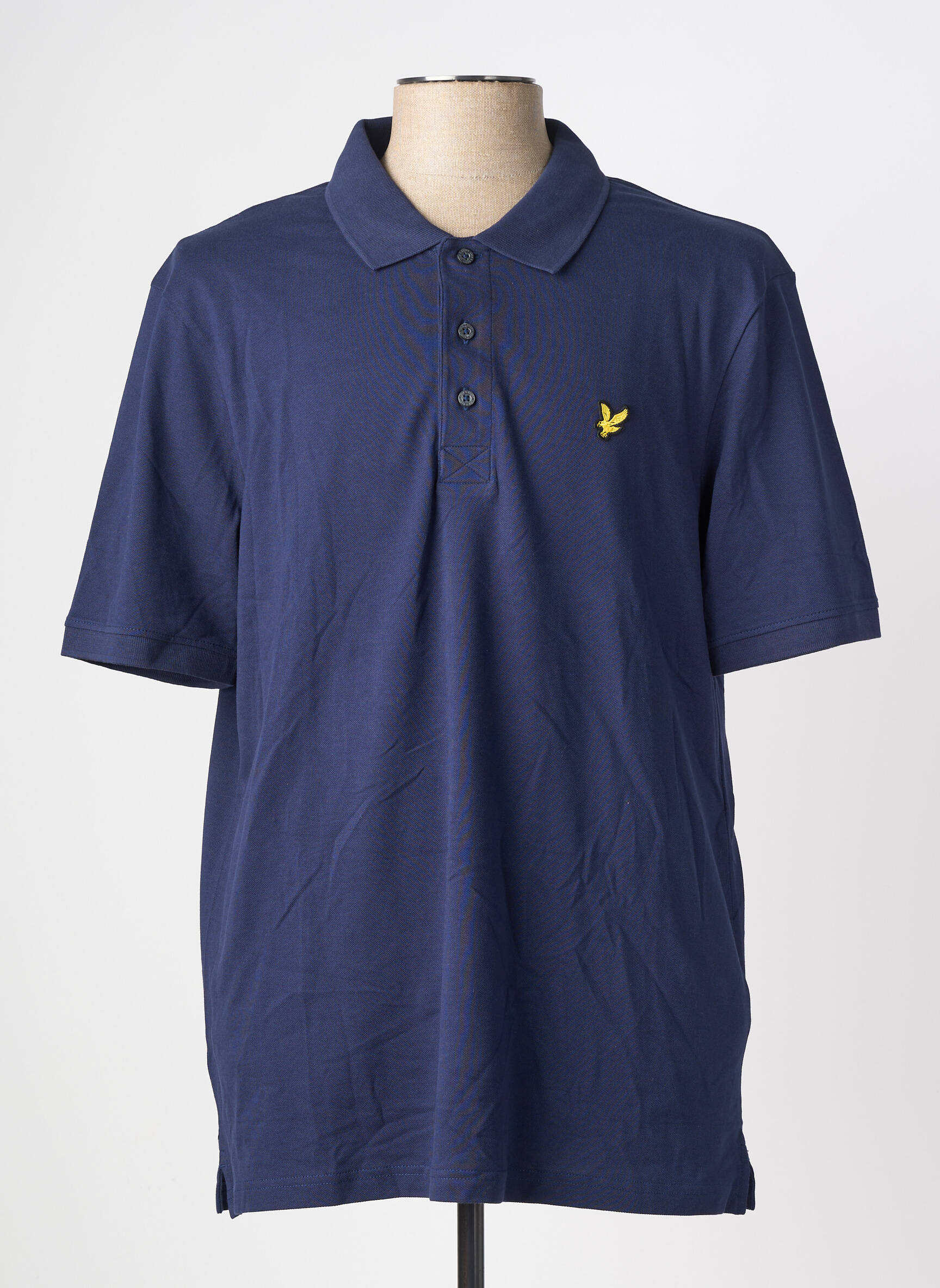 Polo tamprumas trumpas rankovės mėlyna LYLE & SCOTT vyras