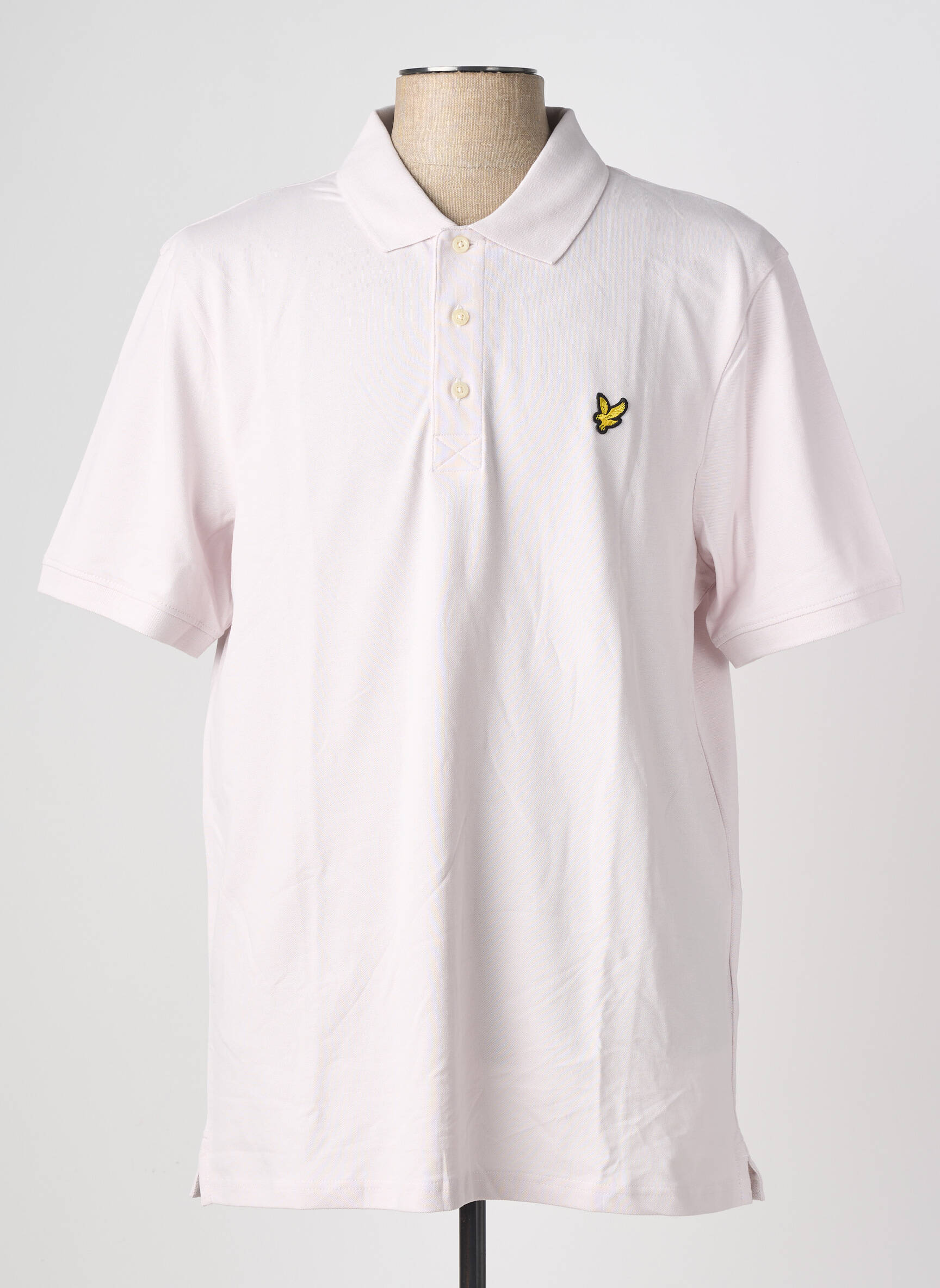 Polo tamprumas trumpas rankovės rožinė LYLE & SCOTT vyras