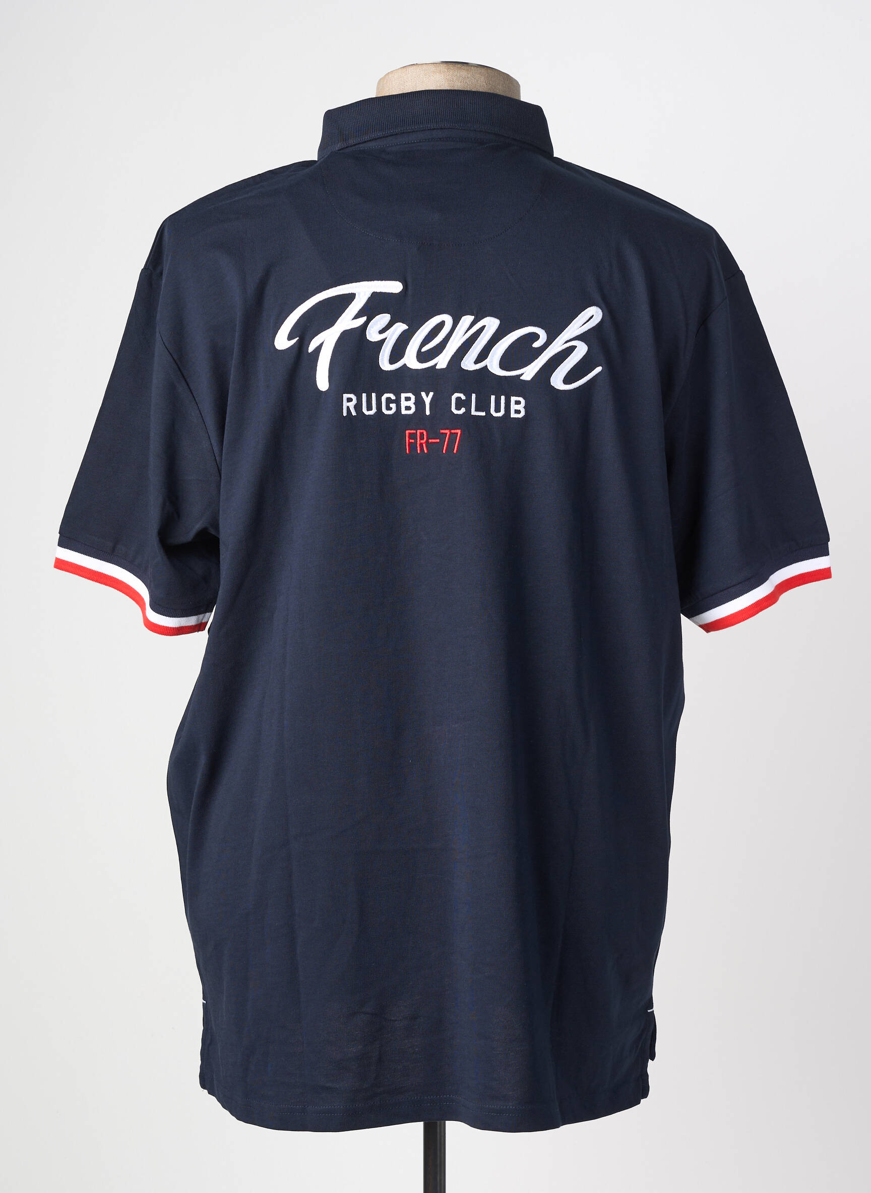Polo jersey audinys trumpas rankovės mėlyna RUCKFIELD vyras