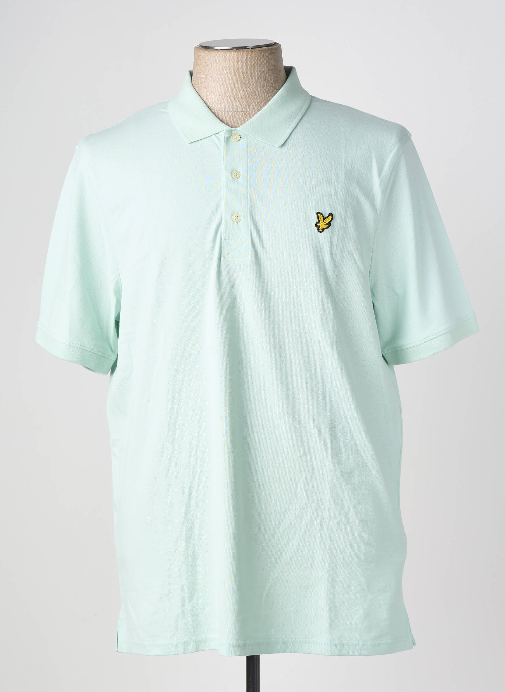 Polo tamprumas trumpas rankovės žalias LYLE & SCOTT vyras
