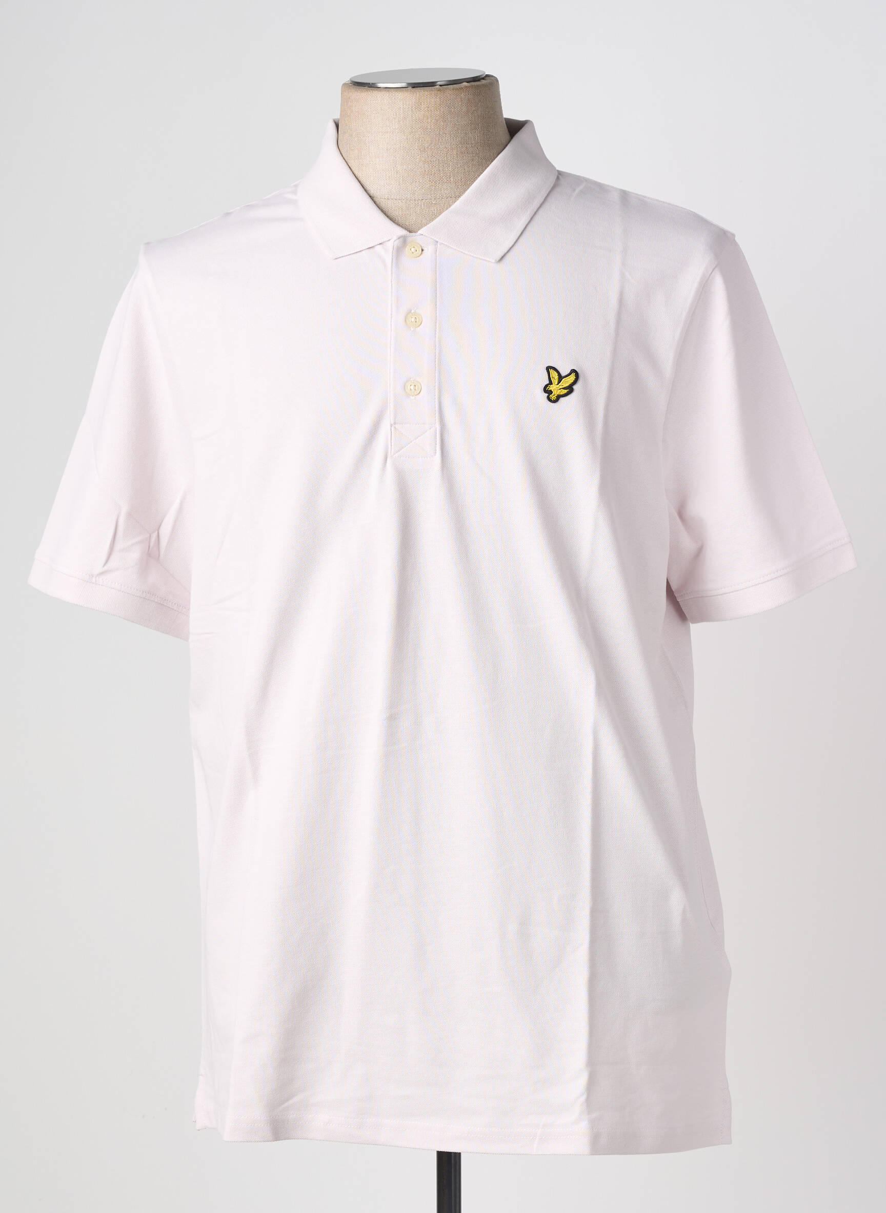 Polo tamprumas trumpas rankovės rožinė LYLE & SCOTT vyras