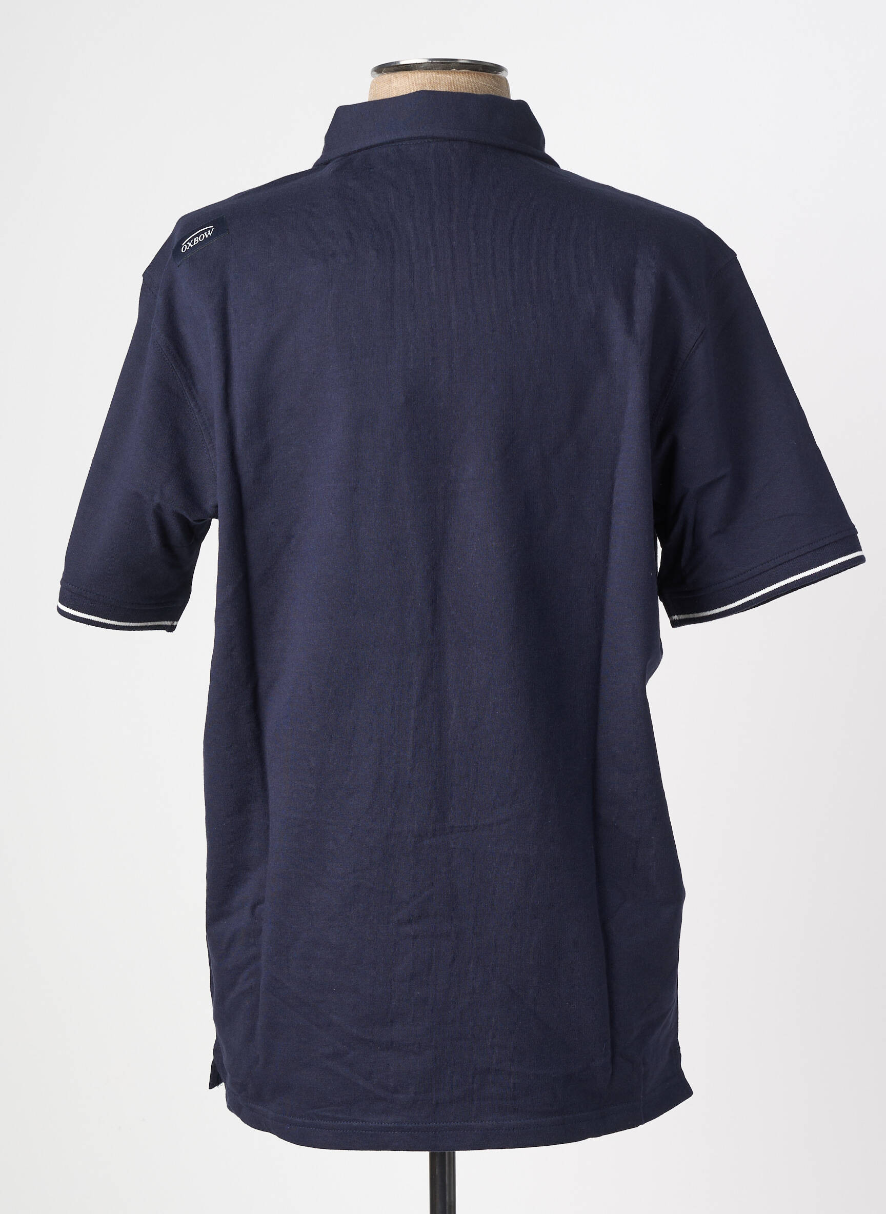 Polo jersey audinys trumpas rankovės mėlyna OXBOW vyras