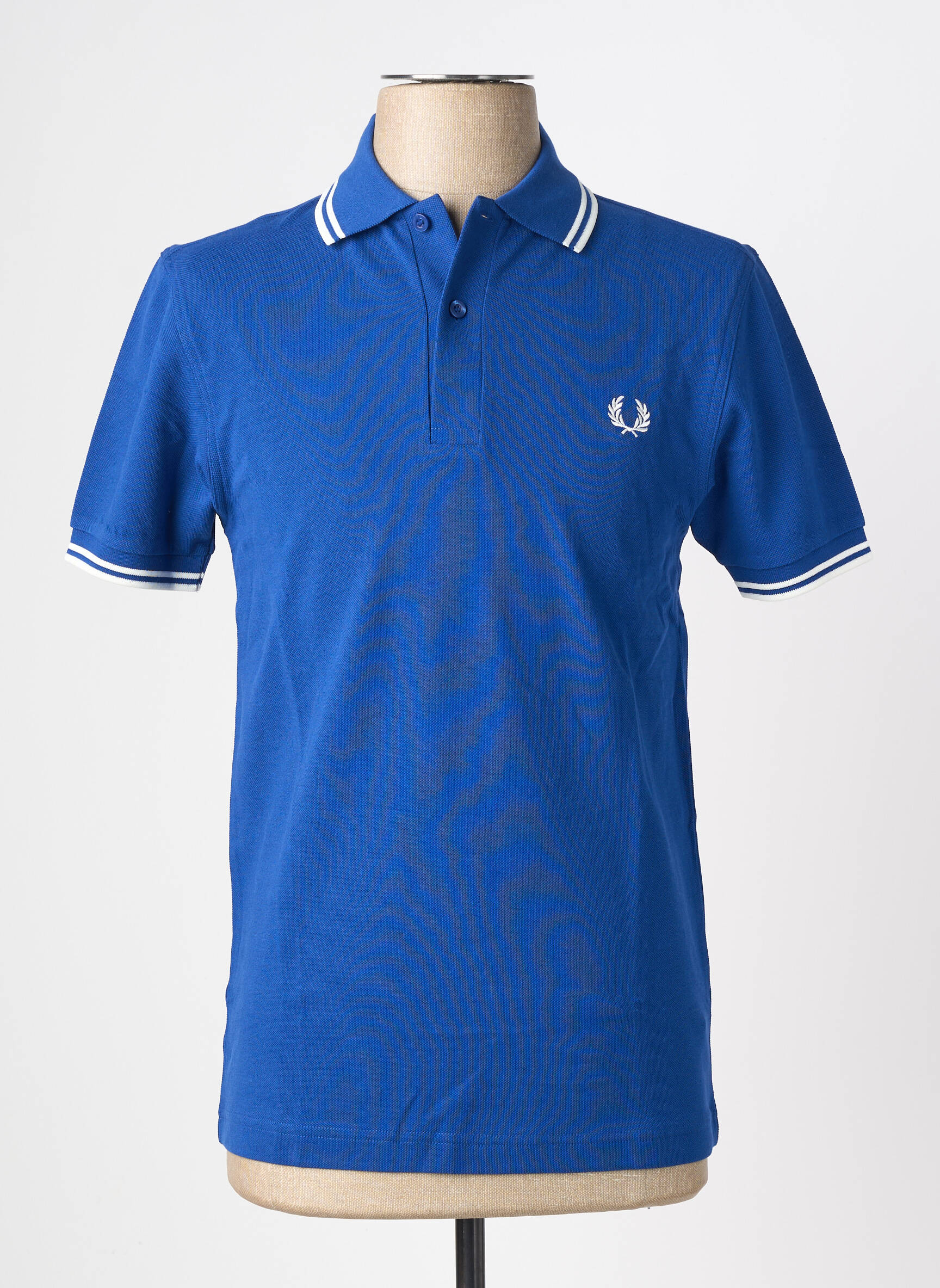 Polo tamprumas trumpas rankovės mėlyna FRED PERRY vyras