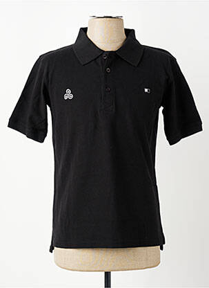 Polo tiesi kirpimas trumpas rankovės juodas GWEN & BLACK vyras