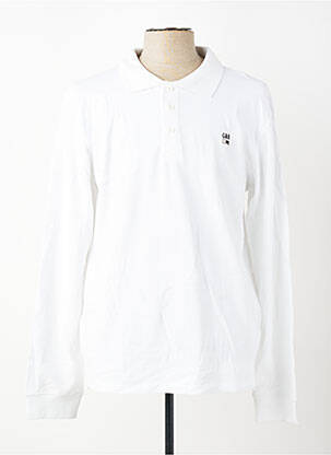 Polo ilgos rankovės ilgos rankovės baltas GWEN & BLACK vyras