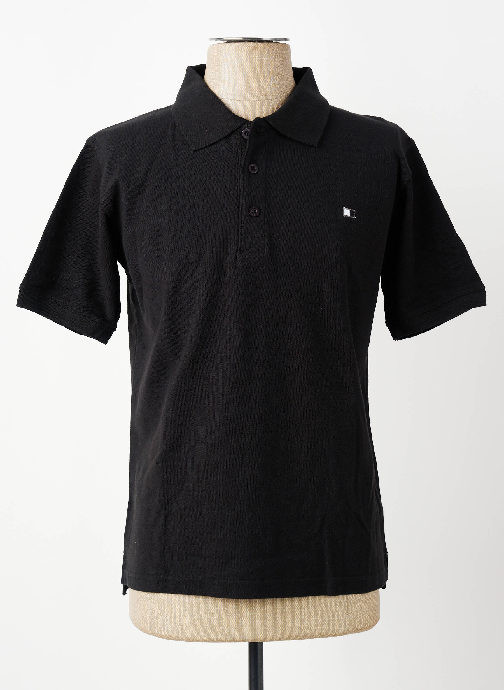 Polo tiesi kirpimas trumpas rankovės juodas GWEN & BLACK vyras