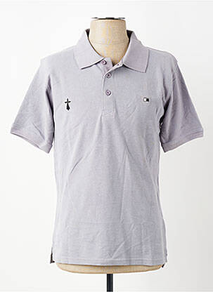 Polo tiesi kirpimas trumpas rankovės pilka GWEN & BLACK vyras