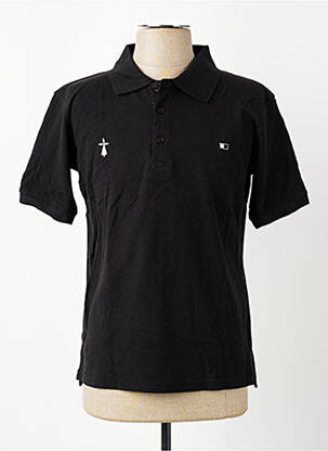 Polo tiesi kirpimas trumpas rankovės juodas GWEN & BLACK vyras