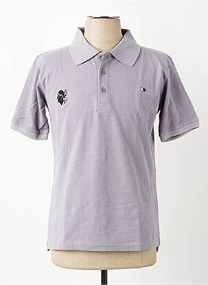 Polo tiesi kirpimas trumpas rankovės pilka GWEN & BLACK vyras