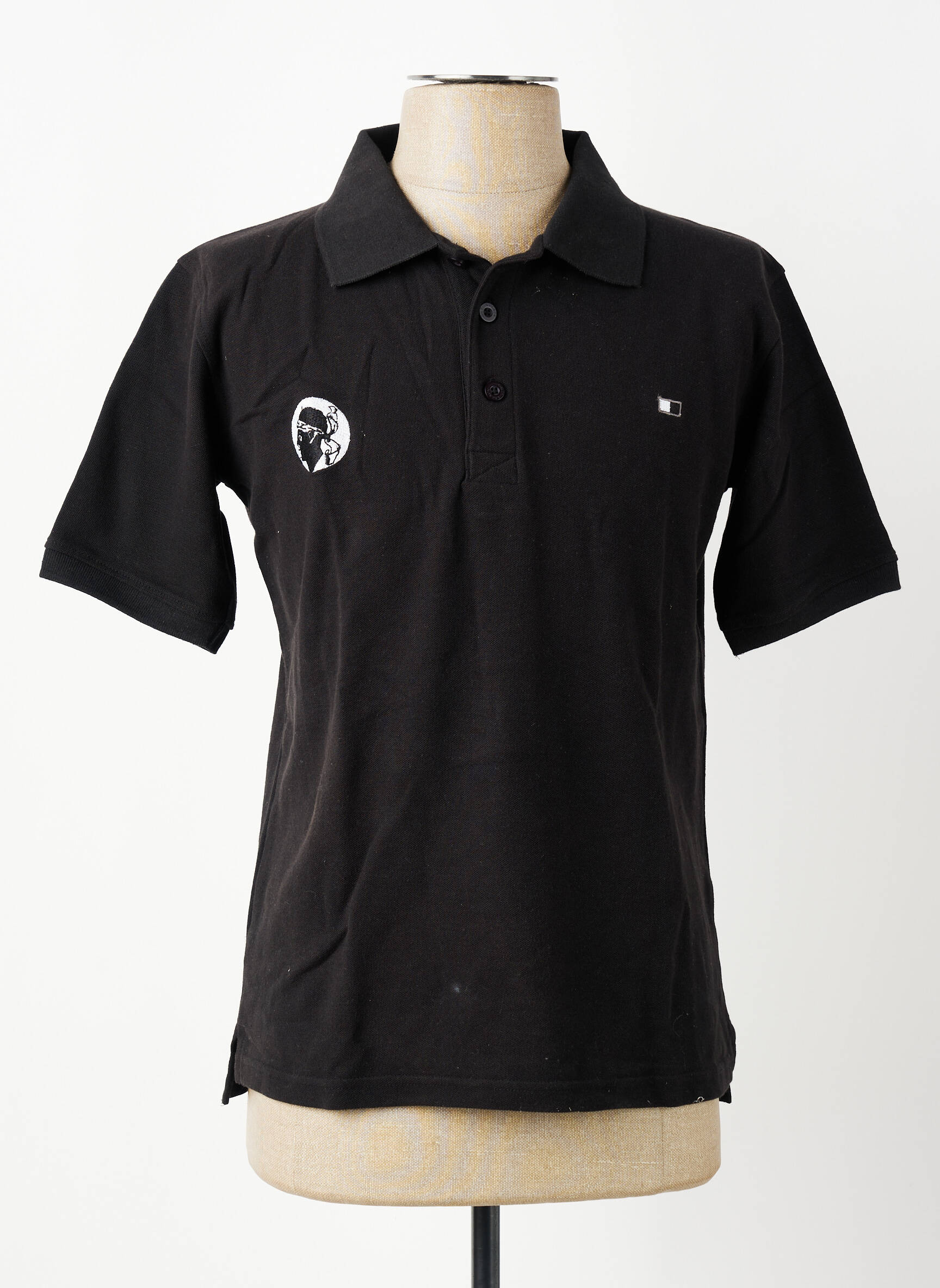 Polo tiesi kirpimas trumpas rankovės juodas GWEN & BLACK vyras