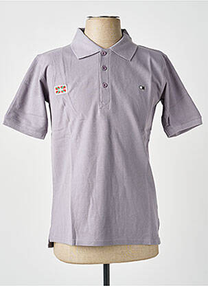 Polo tiesi kirpimas trumpas rankovės pilka GWEN & BLACK vyras