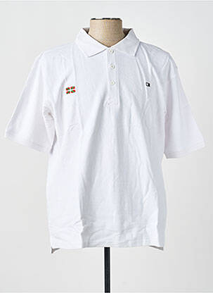 Polo tiesi kirpimas trumpas rankovės baltas GWEN & BLACK vyras